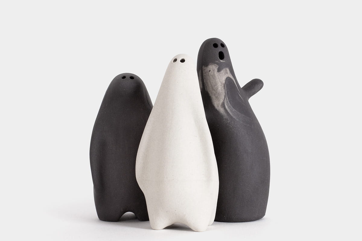 Pastelinių spalvų druskinės