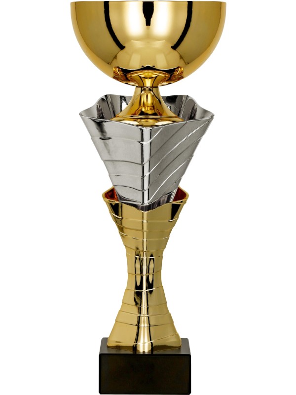 Gold colored cup