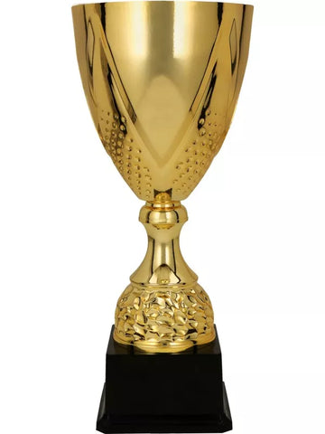 Gold colored cup