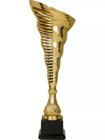 Gold colored cup